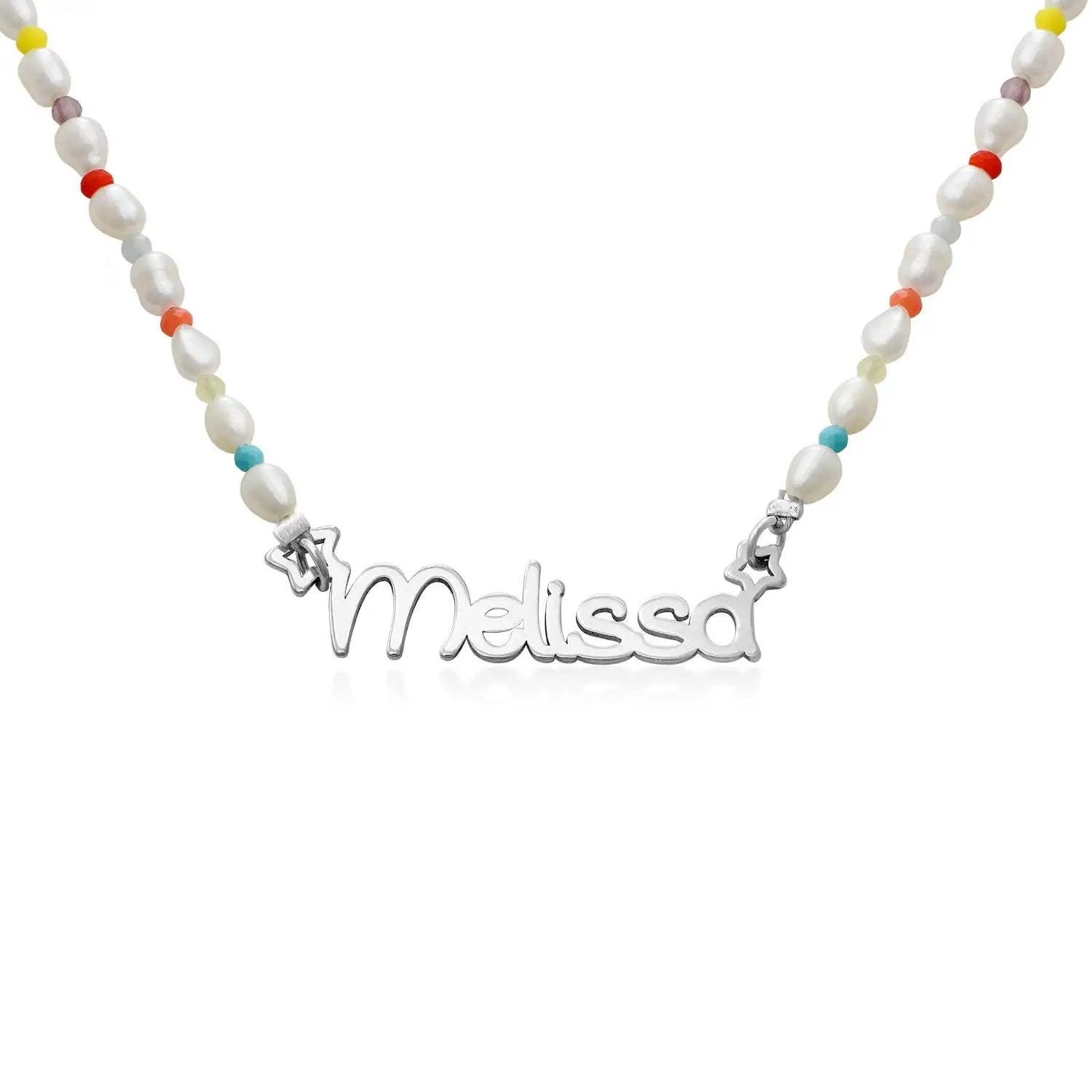 Candy Freshwater Pearl Name Necklace