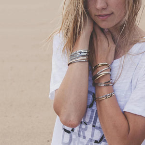 Engraved Custom Cuff Bracelet Silver