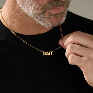 Figaro Name Necklace in Gold
