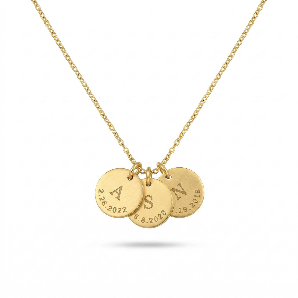 Initialen Ketting voor Moeder Goud
