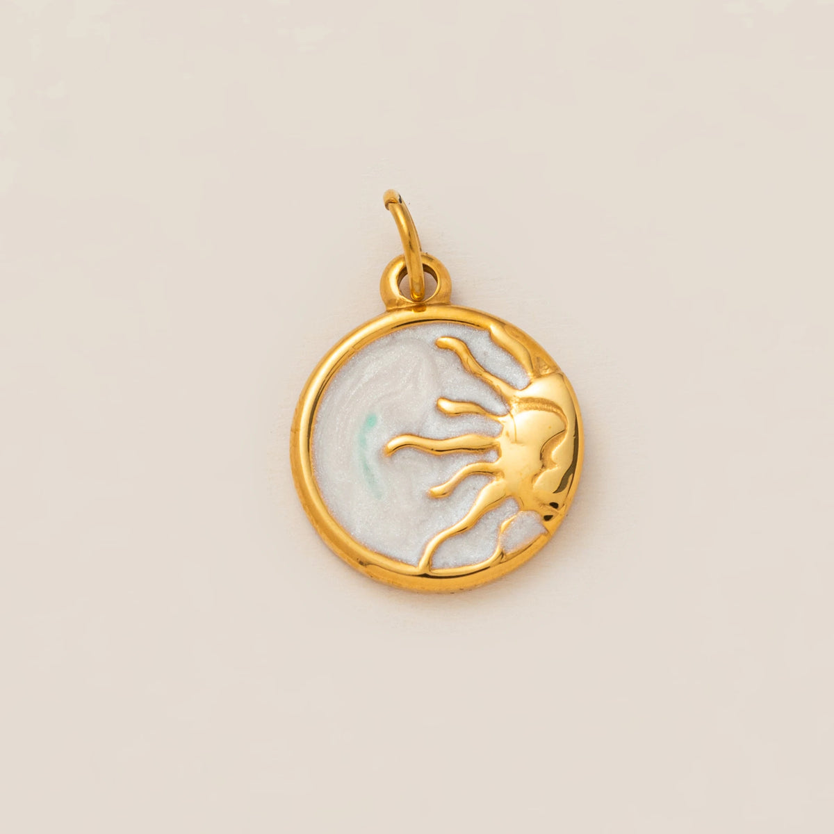 Gold Sun Charm
