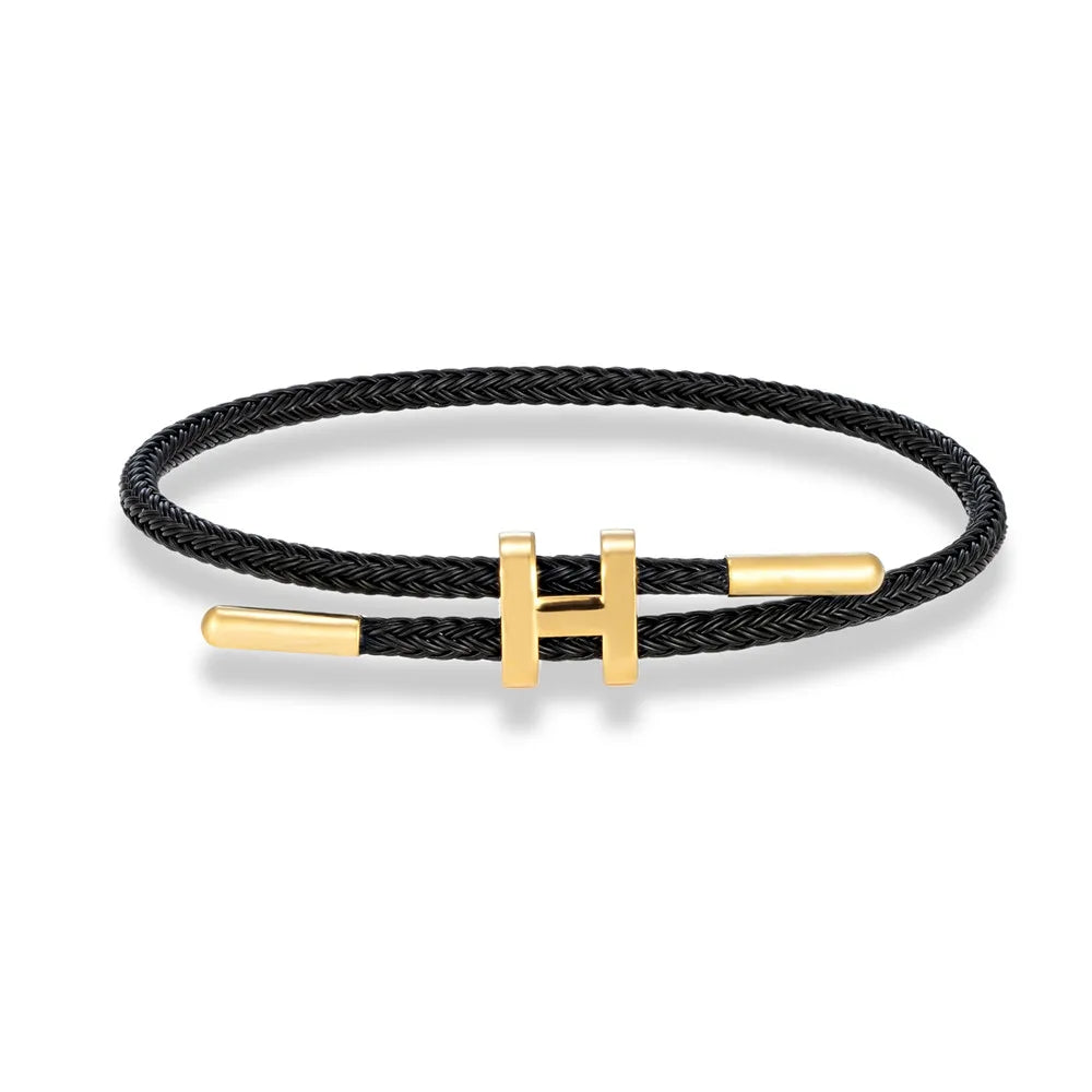 Helios Monogram Beaded Rope Bracelet
