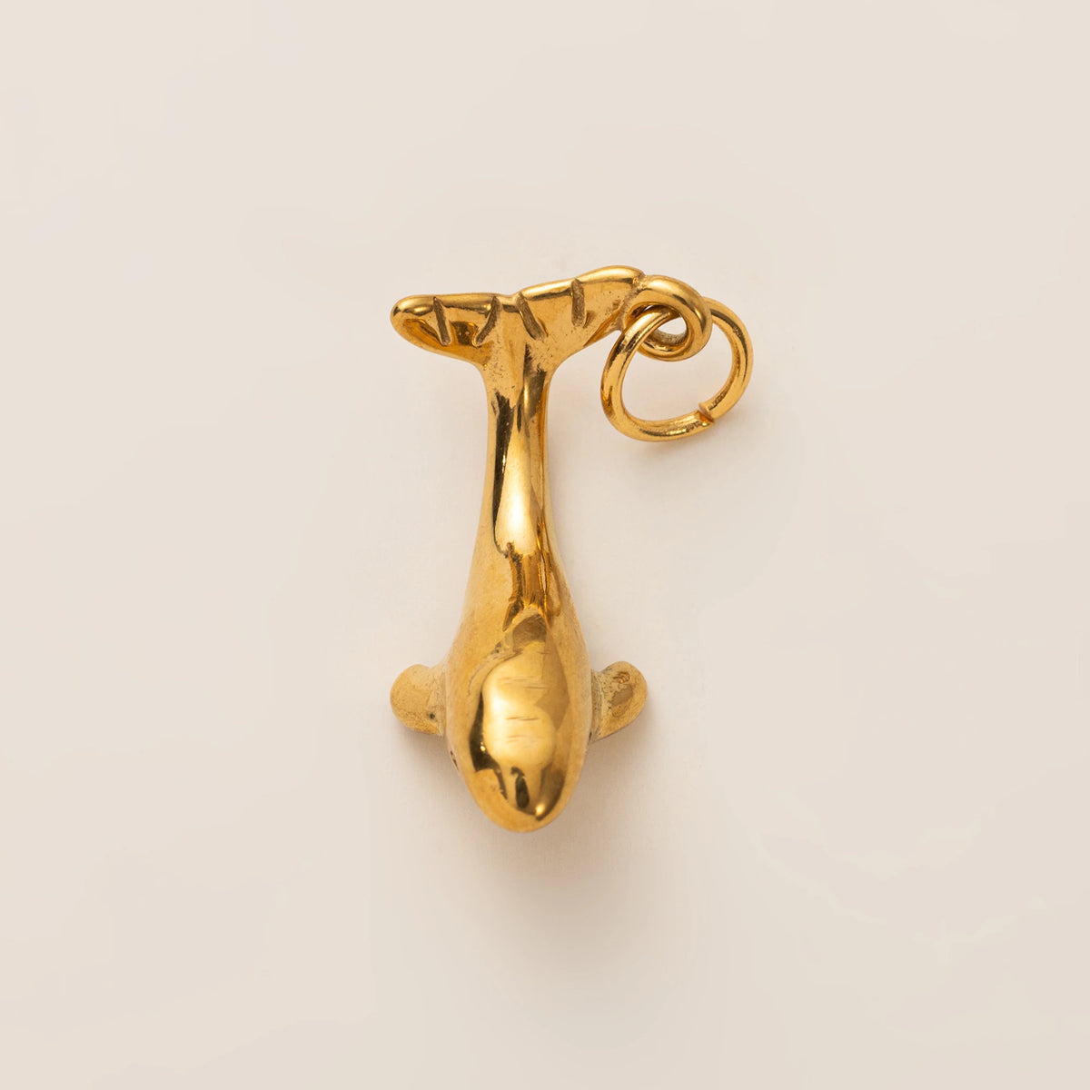 Gold Whale Charm