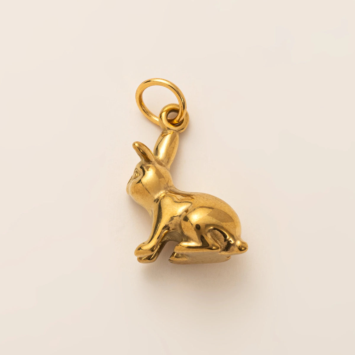 Gold Rabbit Charm