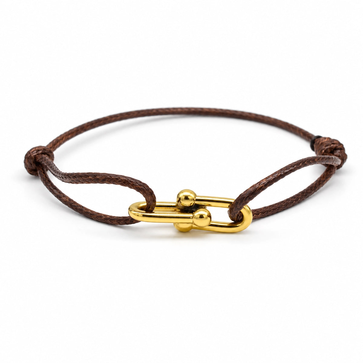 Beaded Eternity Bracelet Gold