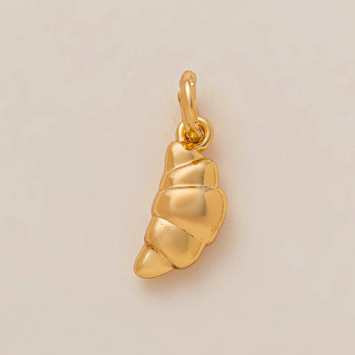 Gold Croissant Charm