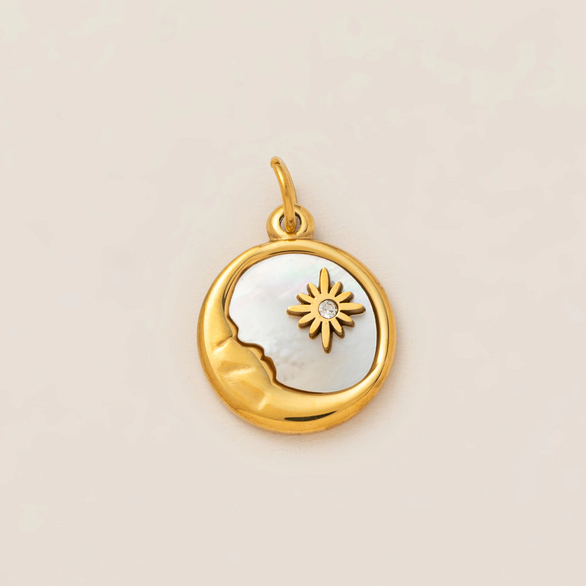 Gold Moon Charm