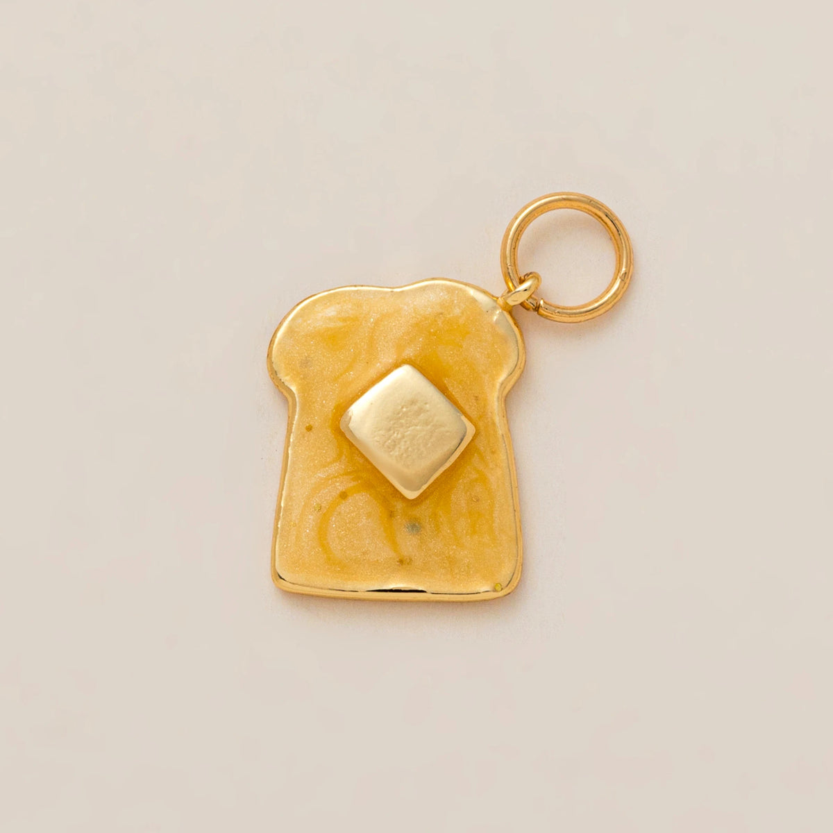 Gold Toast Charm