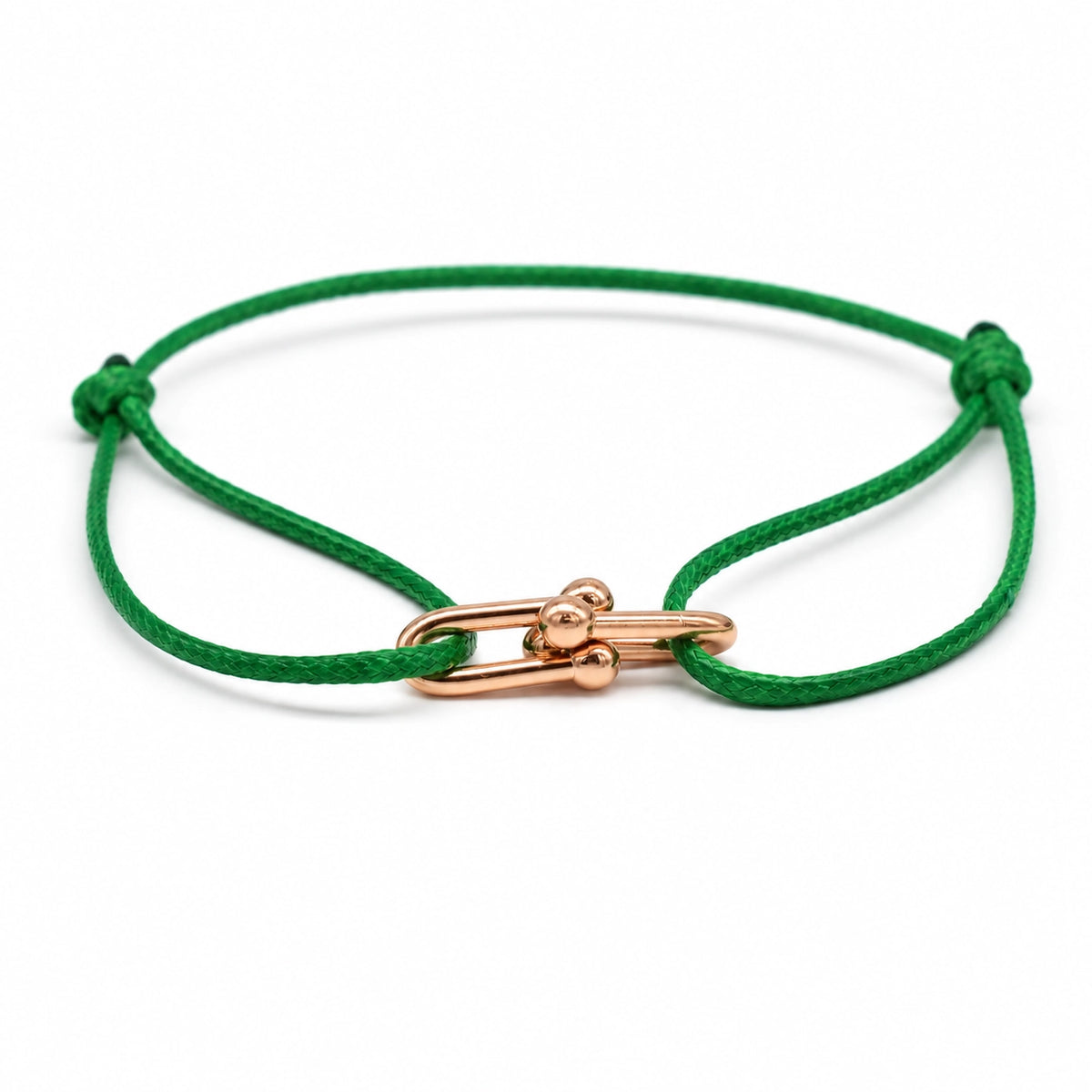 Beaded Eternity Bracelet Rose Gold