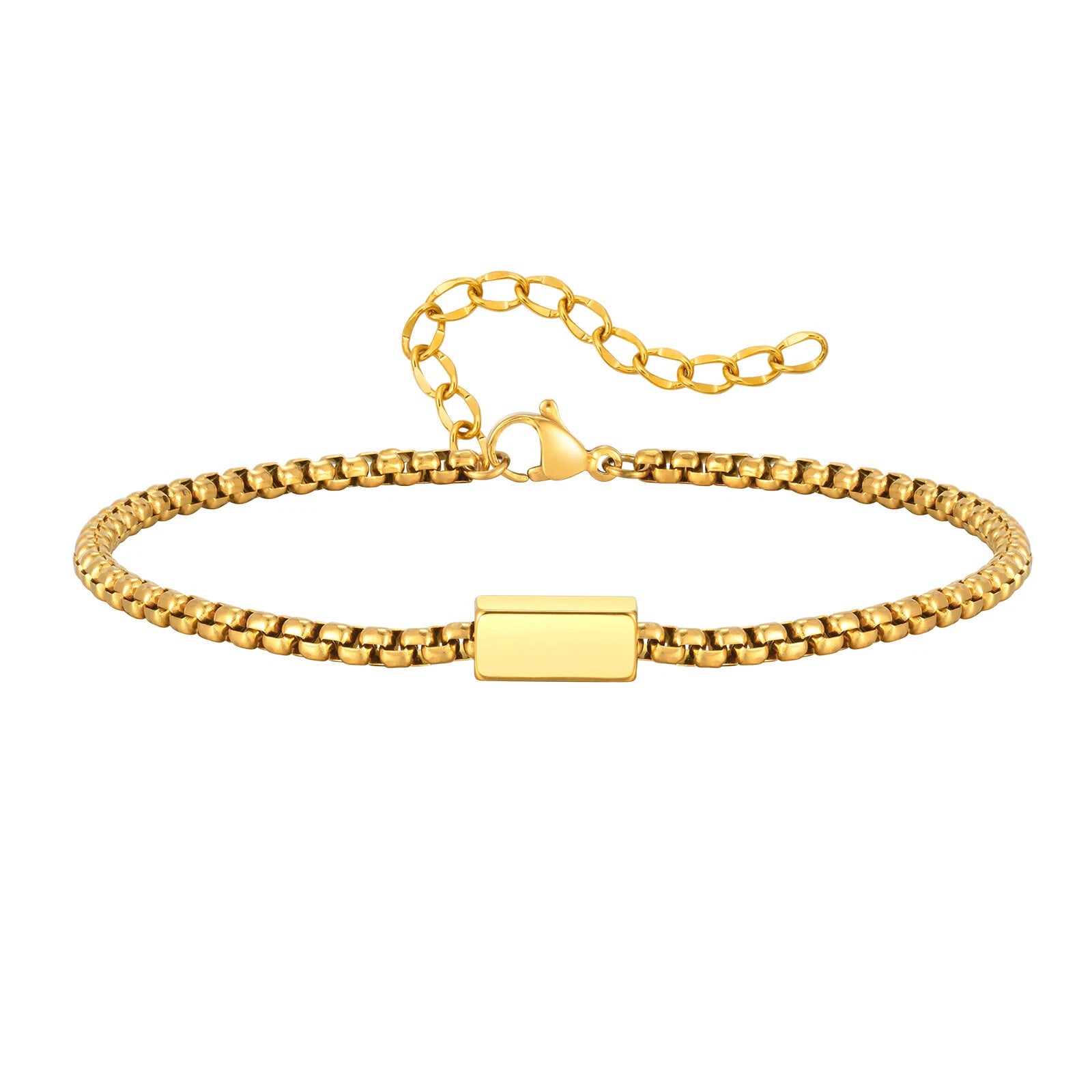 Armband mit Gravur - Gold